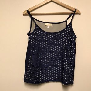 Camisole blue blouse